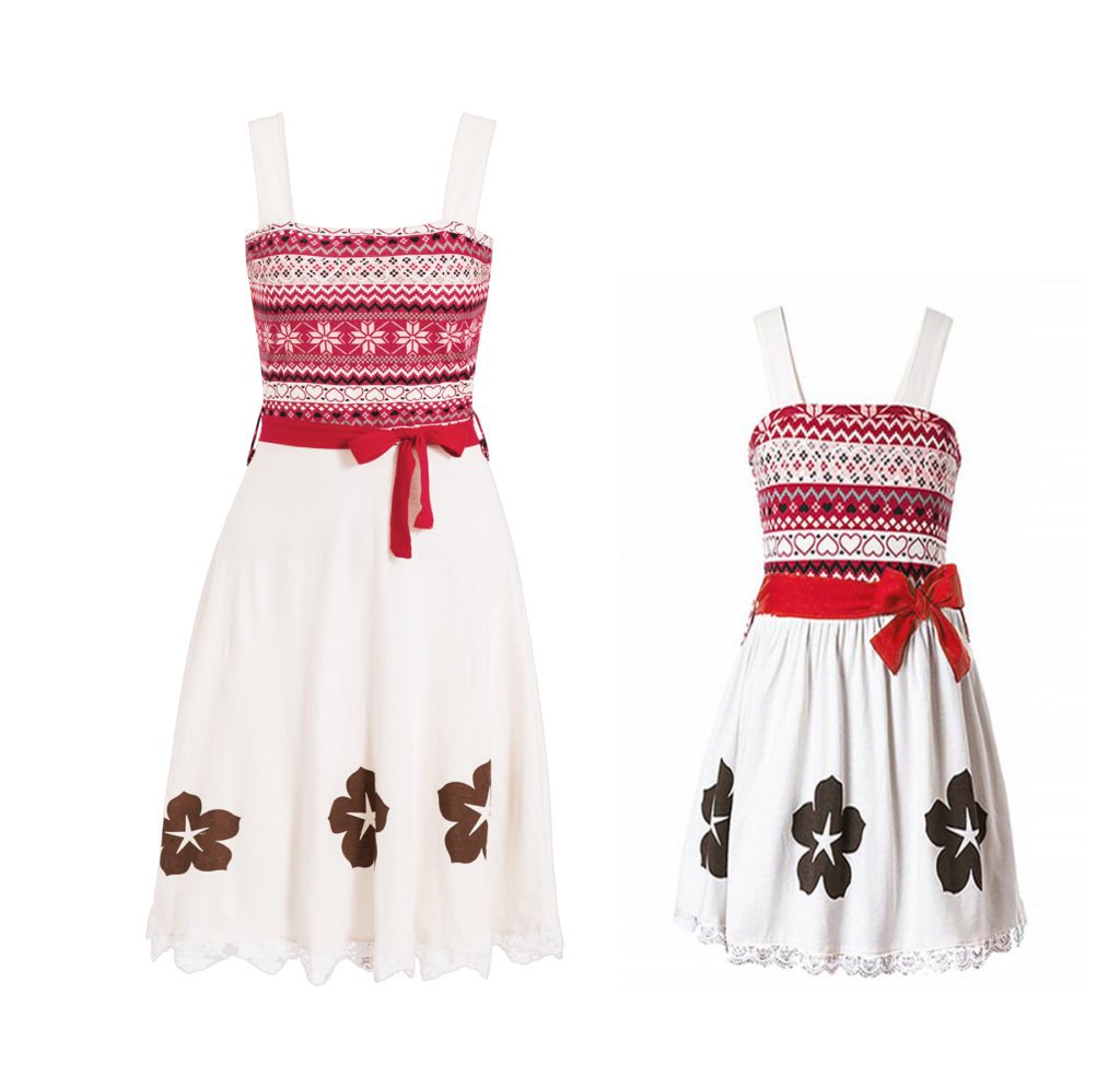 Moana costume dress for adults 2 Moana Princess Dresses For Kids and Mom's