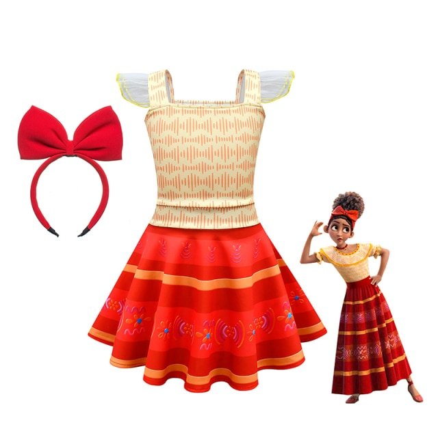 Encanto Dolores Madrigal Short Dress headband