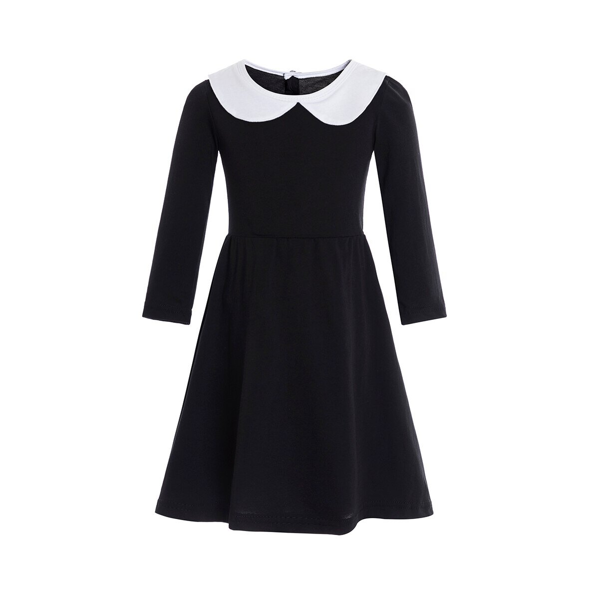 Kids Wednesday Addams Wednesday Cosplay Costume Dress Girls Halloween Outfit